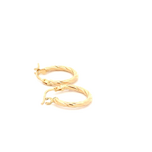 Load image into Gallery viewer, 18K Yellow Gold Earrings Hoops Small - Rafant
