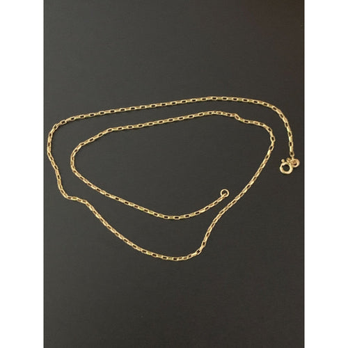 New Real 18K Saudi Gold Cable Link Chain 18