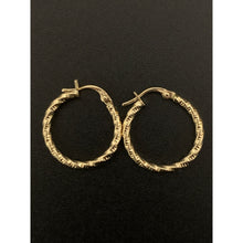 Load image into Gallery viewer, 18K Gold Earrings Hoops Loops 1.19 grams Small - Rafant
