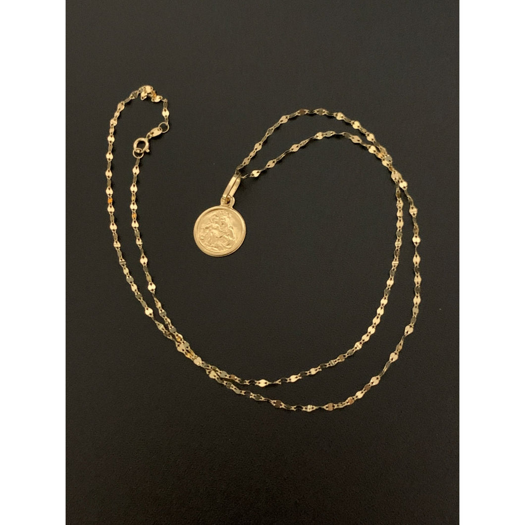 18K Gold Necklace Chain 17.75