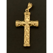 Load image into Gallery viewer, 18K Gold Pendant Cross Tricolor White Yellow Rose Gold 1.59 grams - Rafant
