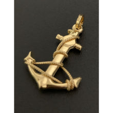 Load image into Gallery viewer, 18K Gold Pendant Anchor - Rafant
