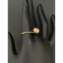 Load image into Gallery viewer, 18K Gold Ring Ball 1.47 grams Size 7 - Rafant
