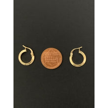 Load image into Gallery viewer, 18K Gold Earrings Hoops Loops 0.92 grams Small - Rafant
