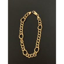 Load image into Gallery viewer, 18K Gold Bracelet Women Cable Link Chain 7.5 inches 3.75 grams - Rafant
