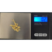 Load image into Gallery viewer, 18K Gold Bracelet Paper Clips Size 7.5 inches 1.02 grams - Rafant
