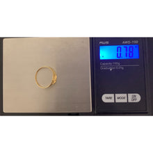 Load image into Gallery viewer, 18K Gold Ring Heart 0.78 grams Size 6.25 - Rafant
