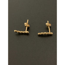 Load image into Gallery viewer, 18K Gold Earrings Studs Beaded 1.08 grams - Rafant

