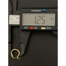 Load image into Gallery viewer, 18K Gold Earrings Hoops Loops Small 0.87 grams - Rafant
