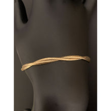 Load image into Gallery viewer, 18K Gold Bracelet Twisted Soft Bangle Flexible 1.01 grams Size 6.5 inches - Rafant
