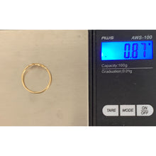 Load image into Gallery viewer, 18K Saudi Gold Ring Infinity Size 6.5 - Rafant
