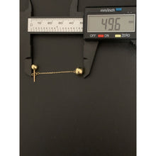 Load image into Gallery viewer, 18K Gold Earrings Dangling Polished Balls 2.18grams - Rafant
