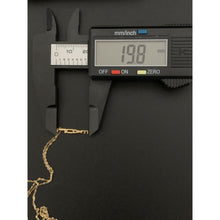 Load image into Gallery viewer, 18K Gold Necklace Chain 17.50&quot; with Love Pendant 1.41 grams - Rafant
