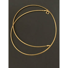 Load image into Gallery viewer, 18K Gold Necklace Omega Soft Flexible Mesh Size 16 inches - Rafant
