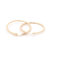 Load image into Gallery viewer, 18K Yellow Gold Earrings Hoops Spiral 1.37 grams - Rafant
