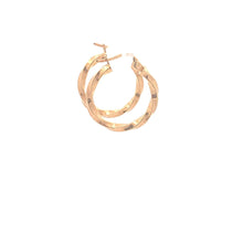 Load image into Gallery viewer, 18K Yellow Gold Earrings Hoops Small 1.20 grams - Rafant
