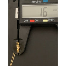 Load image into Gallery viewer, 18K Gold Necklace Box Chain 17.50&quot; with Flower Pendant - Rafant
