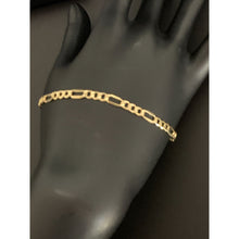 Load image into Gallery viewer, 18K Gold Chain Figaro Bracelet Size 7.5 Inches - Rafant
