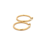 Load image into Gallery viewer, 18K Gold Earrings Hoops 1.50 grams - Rafant
