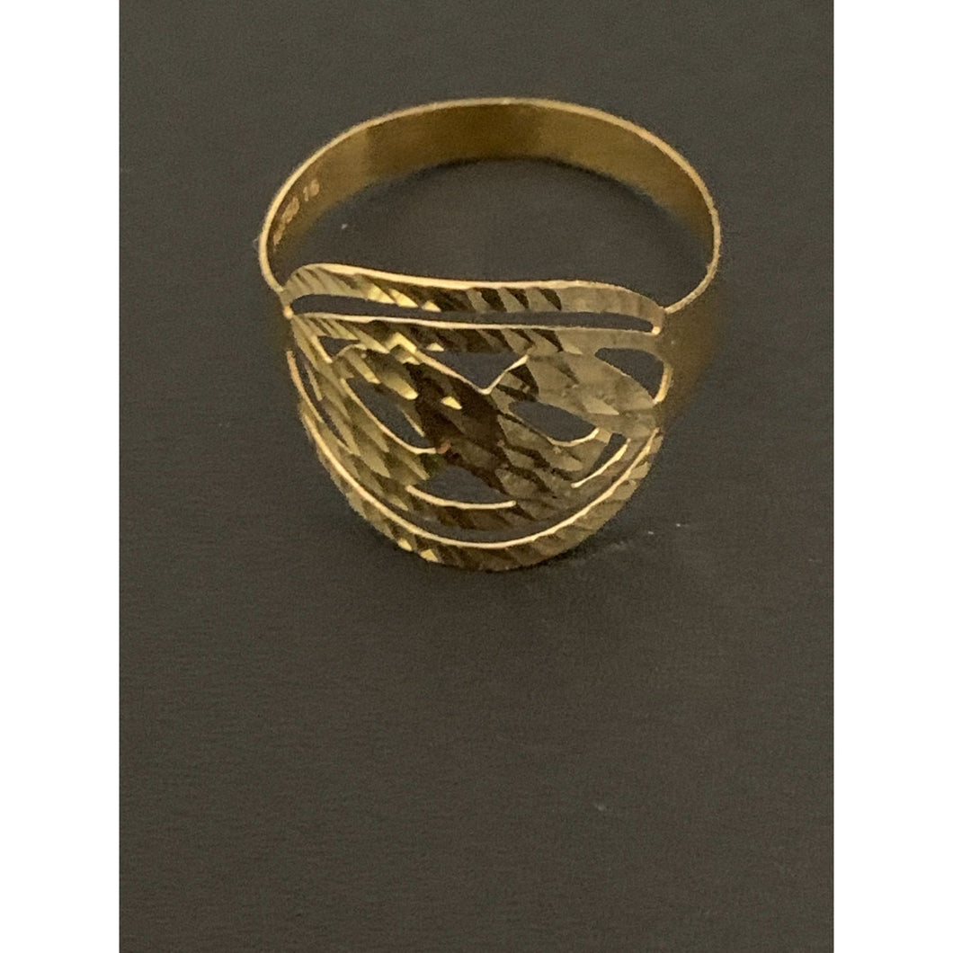 18K Gold Ring 1.04 grams Size 7 - Rafant