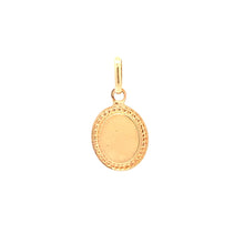 Load image into Gallery viewer, 18K Yellow Gold Pendant Oval Woman Lady 1.18 grams - Rafant
