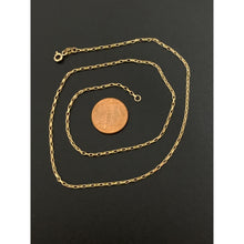 Load image into Gallery viewer, 18K Gold Necklace Chain Cable 18 inches 1.82 grams - Rafant
