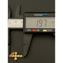 Load image into Gallery viewer, 18K Gold Pendant Cross Beaded 1.08 grams - Rafant
