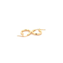 Load image into Gallery viewer, 18K Yellow Gold Earrings Hoops Very Tiny 0.95 grams - Rafant
