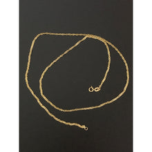 Load image into Gallery viewer, 18K Saudi Gold Chain Necklace Yellow Gold Size 19.50&quot; - Rafant
