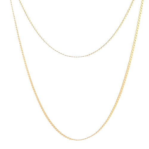 18K Gold Necklace Chain Size 19.50 inches - Rafant