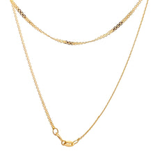 Load image into Gallery viewer, 18K Yellow Gold Necklace Chain Bismark 1.55 grams 18 inches - Rafant

