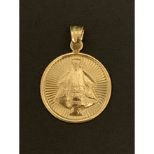 Load image into Gallery viewer, 18K Gold Pendant Round Sto Nino 1.37 grams - Rafant
