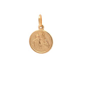 Load image into Gallery viewer, 18K Yellow Gold Pendant Mother Mary Jesus Christ Religious 1.17 grams Small - Rafant

