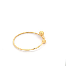 Load image into Gallery viewer, 18K Yellow Gold Bracelet Oval Cuff 3.86 grams 6.25 inches - Rafant
