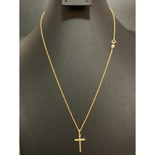 Load image into Gallery viewer, 18K Gold Necklace Chain 20 inches with Jesus Christ Pendant 1.66 grams - Rafant

