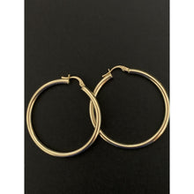 Load image into Gallery viewer, 18K Gold Earrings Hoops Loops 2.42 grams - Rafant

