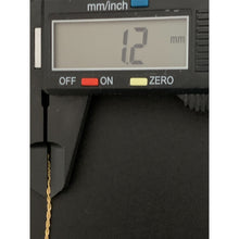 Load image into Gallery viewer, 18K Gold Necklace Chain 18.25 inches with Sacred Heart Mother Mary Jesus Pendant 1.95 grams - Rafant
