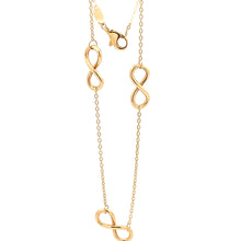 Load image into Gallery viewer, 18K Yellow Gold Bracelet Infinity Size 7.5 inches 1.77 grams - Rafant
