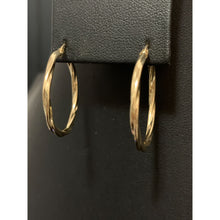 Load image into Gallery viewer, 18K Gold Earrings Hoops Loops Twist 1.27 grams - Rafant
