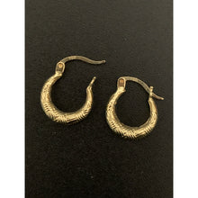 Load image into Gallery viewer, 18K Gold Earrings Hoops Loops 1.20 grams Small - Rafant
