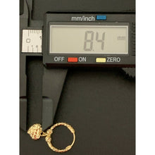Load image into Gallery viewer, 18K Saudi Gold Hoops with Heart Charm Earrings - Rafant

