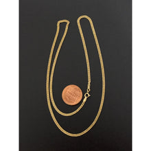 Load image into Gallery viewer, 18K Gold Necklace Chain Curb 18 inches 2.54 grams - Rafant
