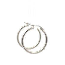 Load image into Gallery viewer, 18K Gold Earrings Hoops Polished 1.23 grams - Rafant
