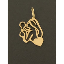 Load image into Gallery viewer, 18K Gold Pendant Mom Child  Heart 0.92 grams - Rafant
