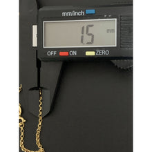 Load image into Gallery viewer, 18K Gold Bracelet with Puffed Heart Charm 1.58 grams Size 7.25 inches - Rafant
