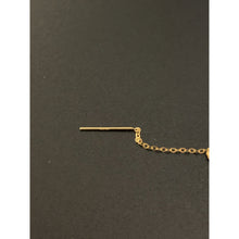 Load image into Gallery viewer, 18K Gold Earrings Threader Cat Animal 0.35 grams - Rafant
