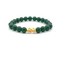 Load image into Gallery viewer, 24K Gold  Lucky Charm Piyao Pixiu Bracelet Natural Gemstones Birthstones Feng Shui - Rafant
