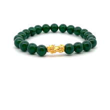 Load image into Gallery viewer, 24K Gold  Lucky Charm Piyao Pixiu Bracelet Natural Gemstones Birthstones Feng Shui - Rafant
