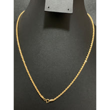 Load image into Gallery viewer, 18K Gold Chain Necklace Rope 2.76 grams 18 inches - Rafant
