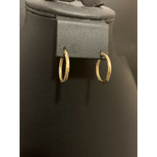 Load image into Gallery viewer, 18K Gold Earrings Hoops Loops 1.21 grams - Rafant
